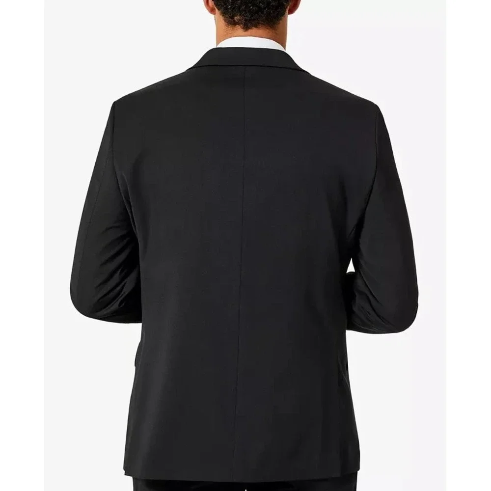 Tommy Hilfiger Mens Modern fit Tuxedo Suit Jacket Blazer 38S Black‎ E081199